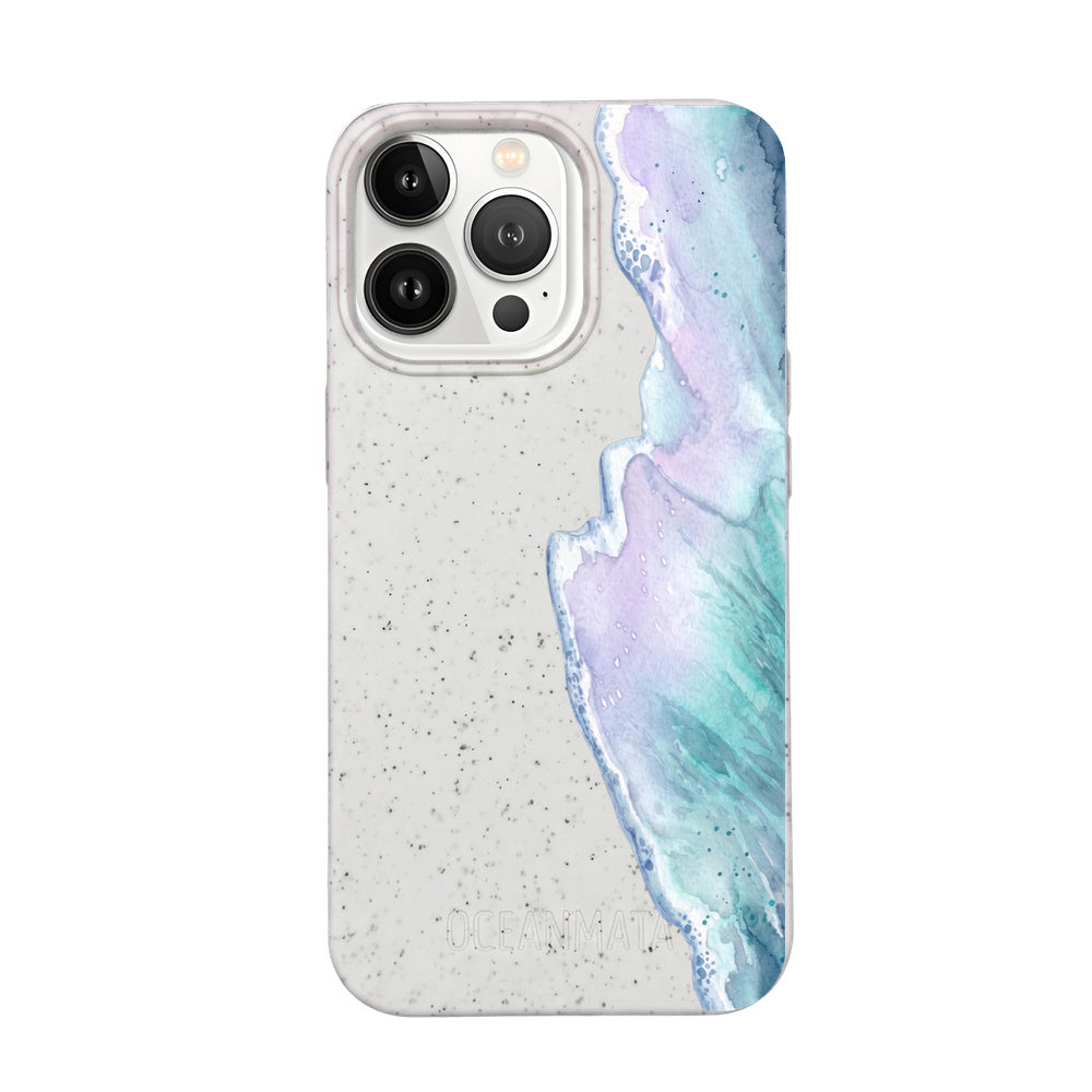 Biologisch abbaubare Handyhülle iPhone 13 pro Bluehour — kompostierbar — Vorderseite