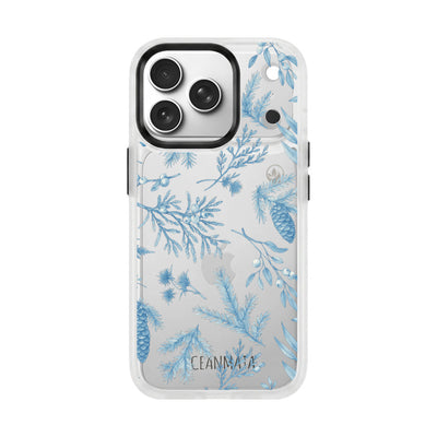 Samsung S26 Hülle - Winterwald blau - "BluePine" - nachhaltig