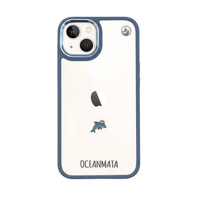 iPhone 13 Hülle - Delfin blau - "Captain Dolphin" - nachhaltig