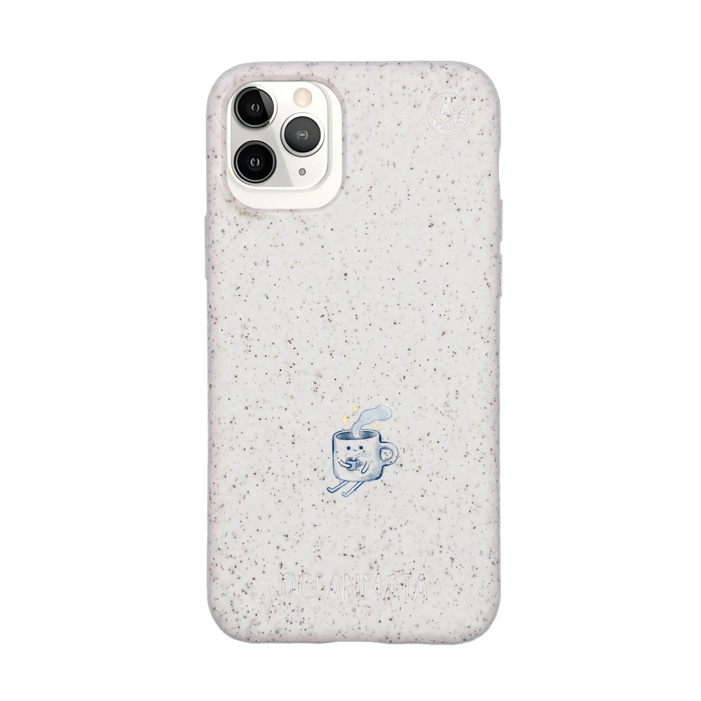 Biologisch abbaubare Handyhülle iPhone 11 pro Coffeelove — kompostierbar — Vorderseite