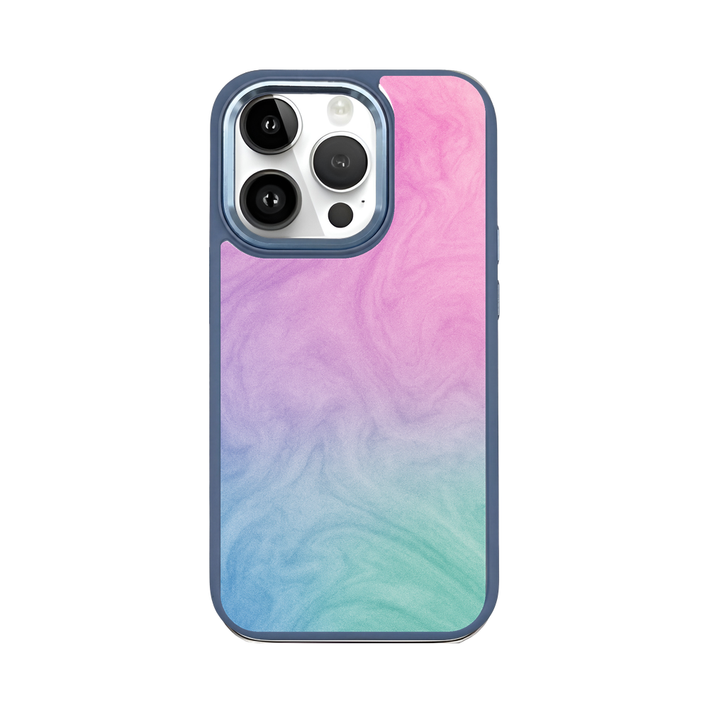 iPhone 14 pro max Hülle - "Colored Marble" - nachhaltig
