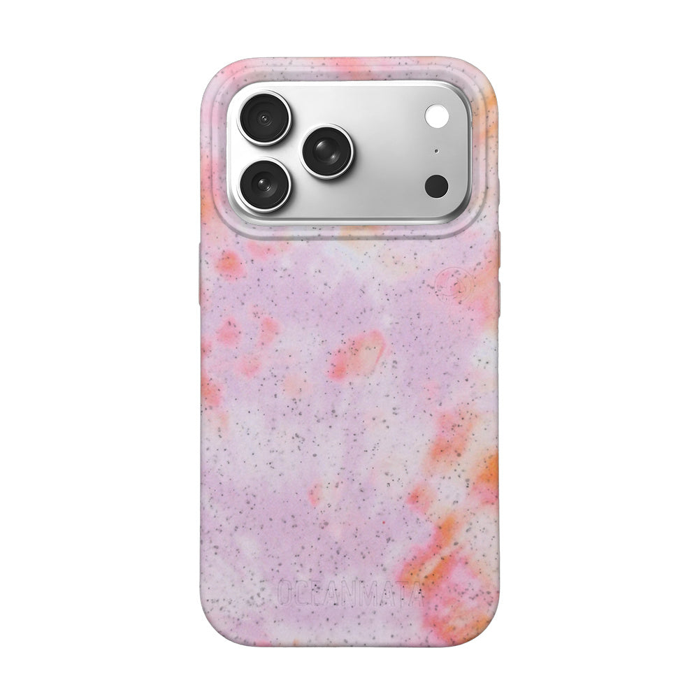 iPhone 18 Pro / 17 Pro Hülle - Koralle orange - "Coralful" - nachhaltig