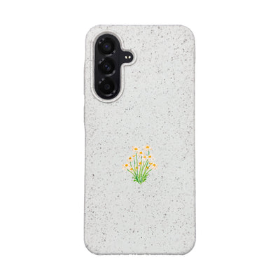 Samsung A56 Hülle - Blumen weiß - "Daisy" - nachhaltig
