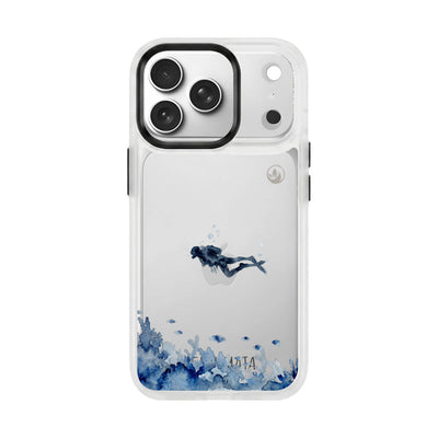 Samsung S26 Ultra Hülle - Taucher blau - "DeepDive" - nachhaltig