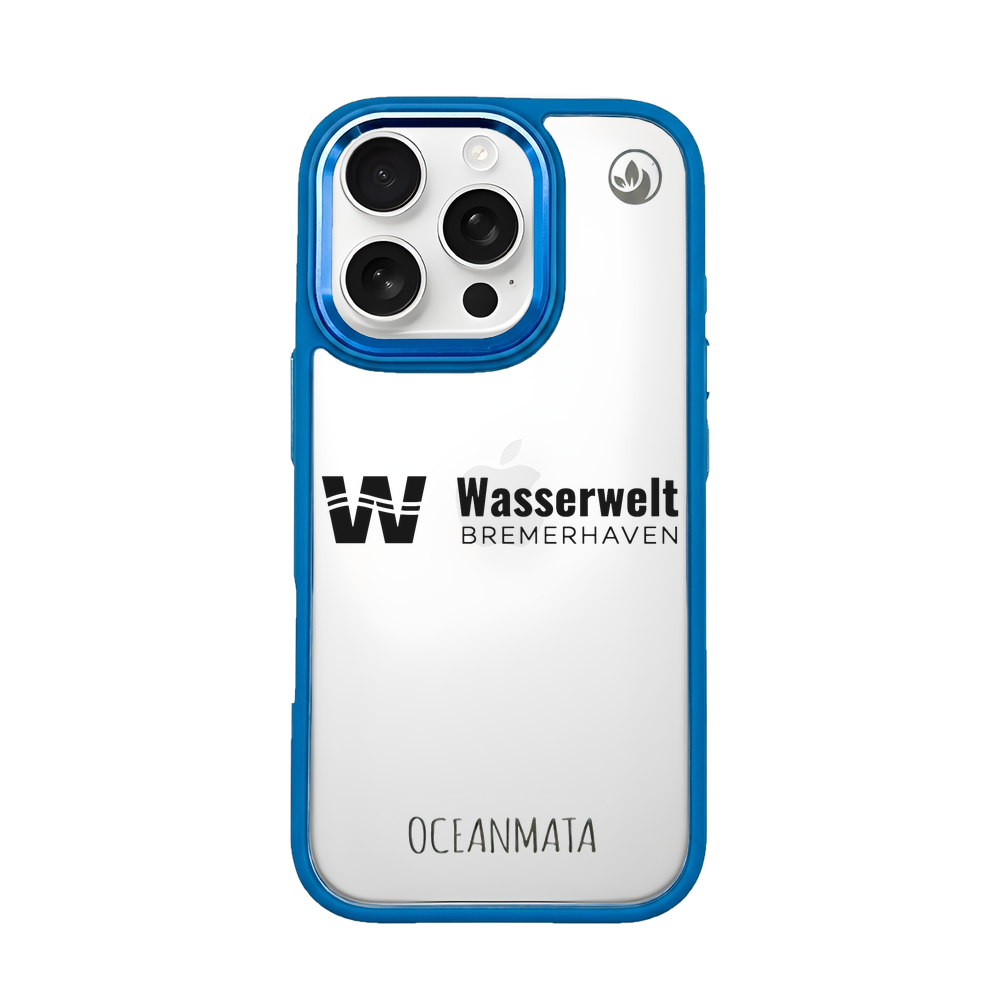 Speedboot-Safari & Segeltörns Wasserwelt Bremerhaven × OceanMata Hülle (Muster)