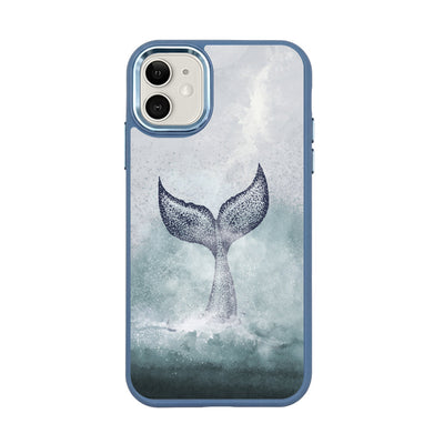 iPhone 11 Hülle - Delfin blau - "Dolphin" - nachhaltig