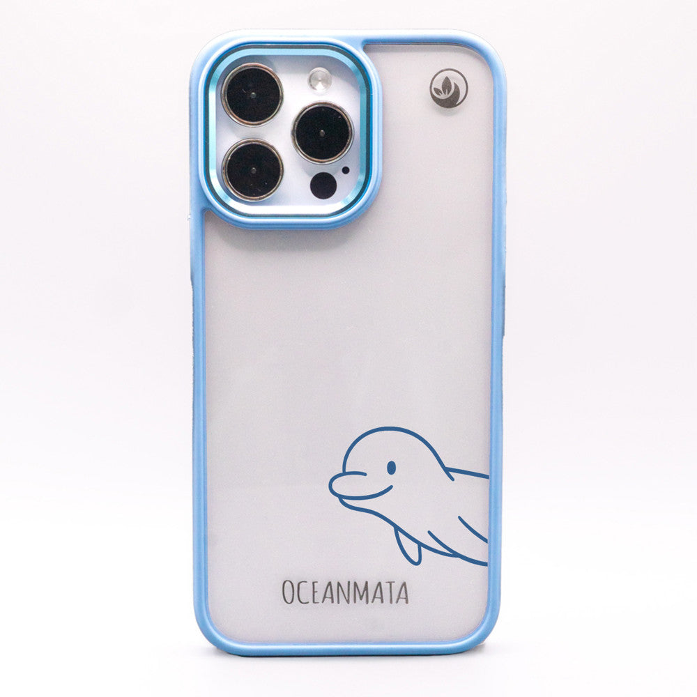 iPhone 14 pro Hülle - Delfin - "Finni" - nachhaltig