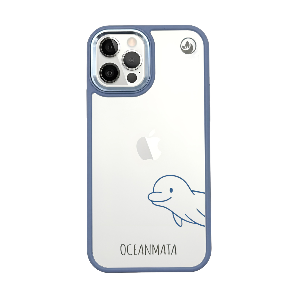 iPhone 12 pro / iPhone 12 Hülle - Delfin - "Finni" - nachhaltig