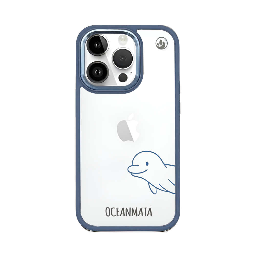 iPhone 14 pro max Hülle - Delfin - "Finni" - nachhaltig