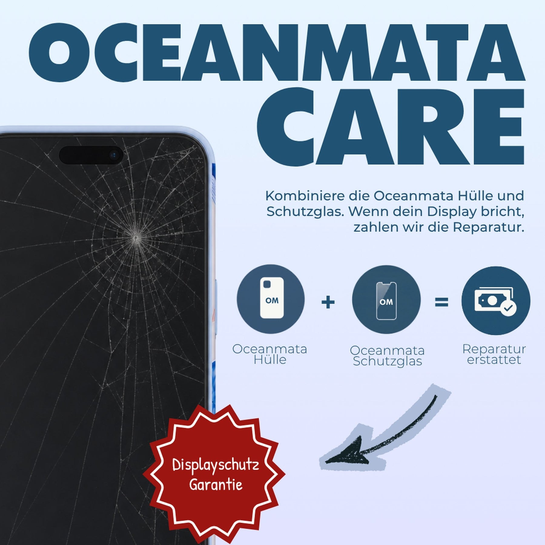Nachhaltige Handyhülle Samsung S26+ Hammerhead aus Ocean Plastic — Oceanmata Care Service