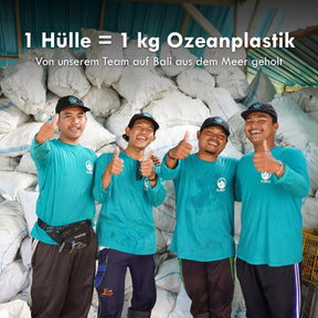 Nachhaltige Handyhülle iPhone 17 pro Bilebilebile aus Ocean Plastic — Mission: 1 Hülle = 1 kg Ozeanplastik