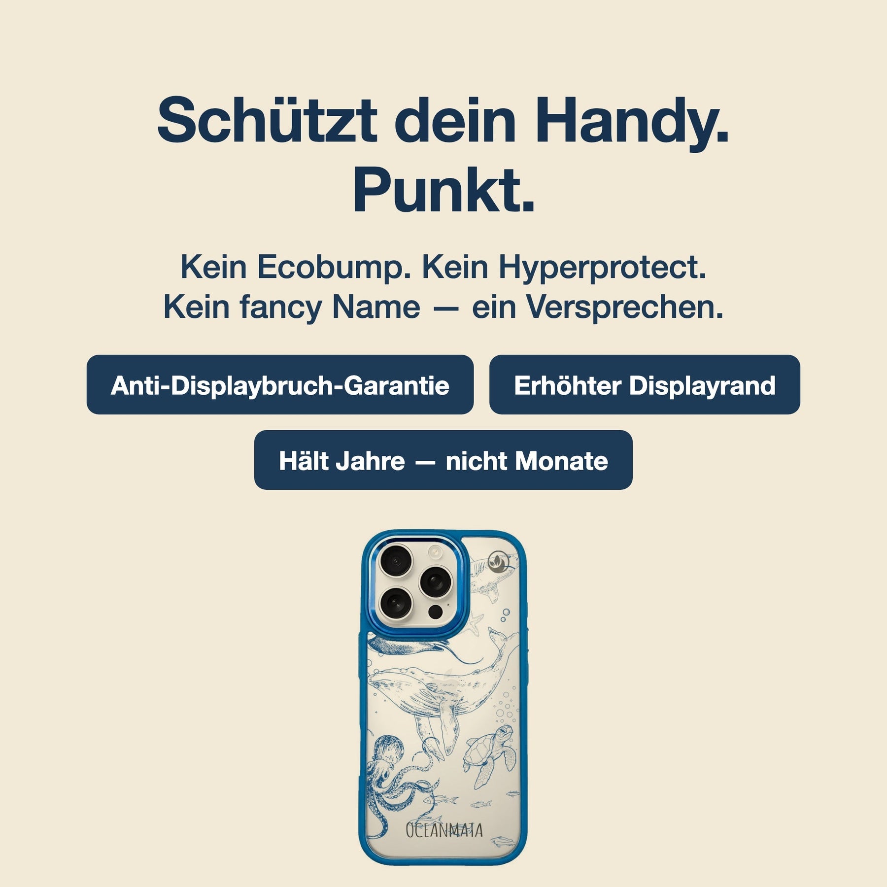 Nachhaltige Handyhülle iPhone 17 Otter aus Ocean Plastic — Material