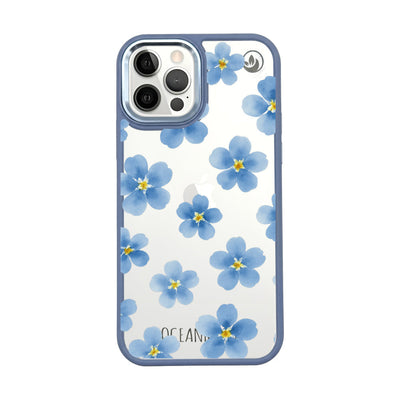 iPhone 12 pro / iPhone 12 Hülle - vergissmeinnicht - "forget-me-not" - nachhaltig
