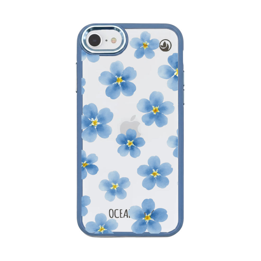 iPhone SE/7/8 Hülle - vergissmeinnicht - "forget-me-not" - nachhaltig