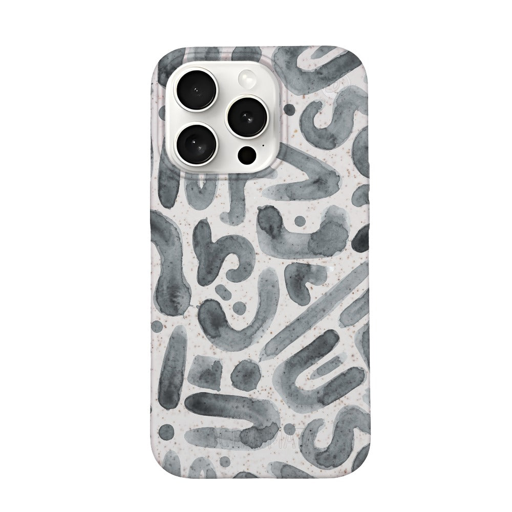 iPhone 15 pro max Hülle Buchstabensuppe in Handyfarbe