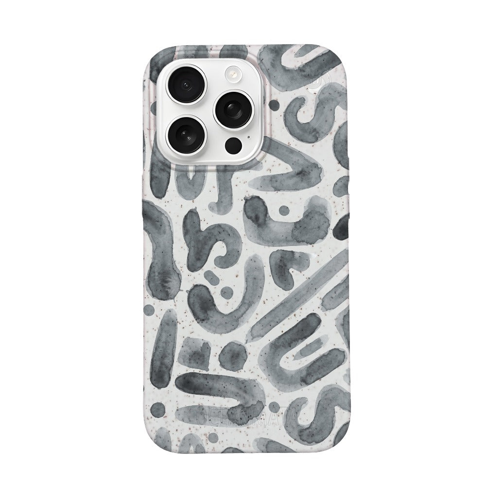iPhone 16 pro max Hülle Buchstabensuppe in Handyfarbe