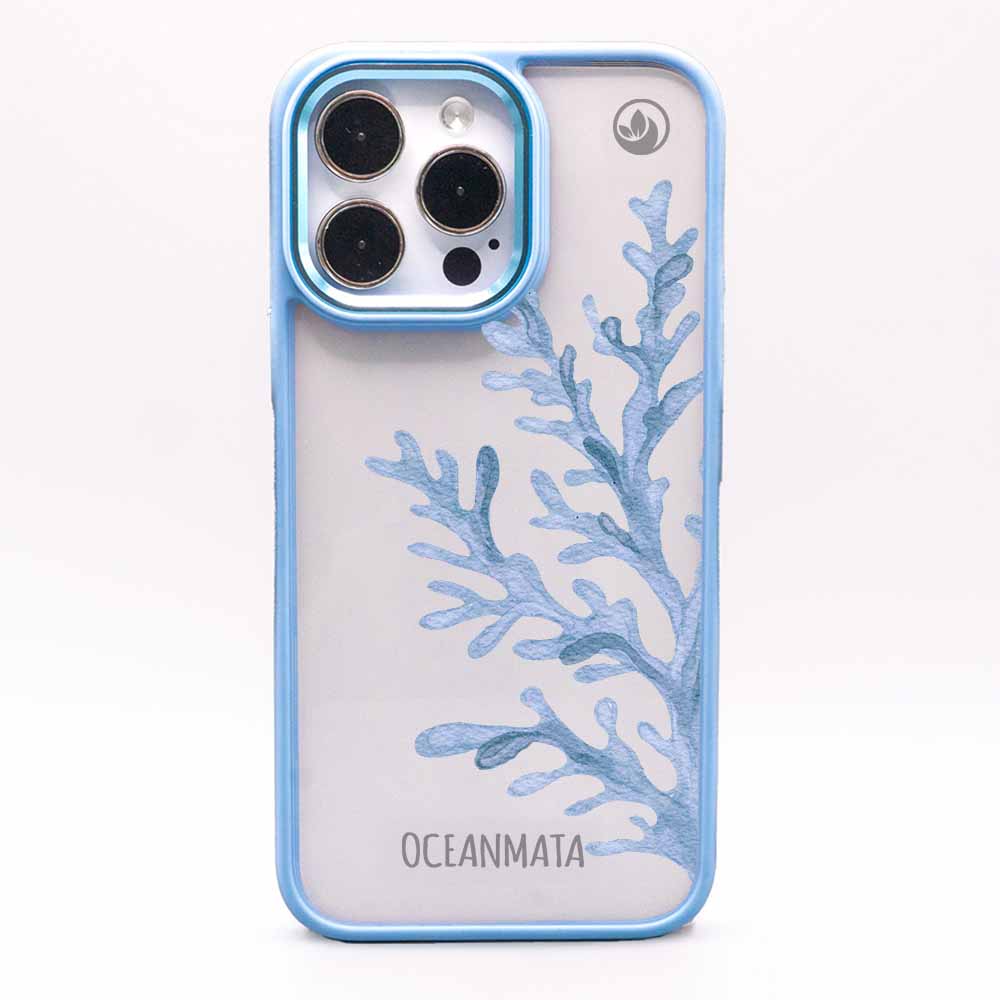 iPhone 13 pro max Hülle - Coral blau - "CoralBlue" - nachhaltig