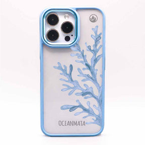 iPhone 12 pro / iPhone 12 Hülle - Coral blau - "CoralBlue" - nachhaltig