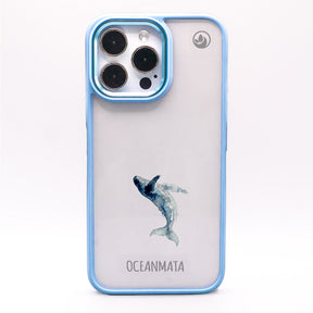 iPhone 15 Hülle - Wal blau - "Joy" - nachhaltig