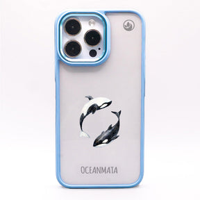 iPhone 14 pro max Hülle - Orca blau - "OrcaFlow" - nachhaltig