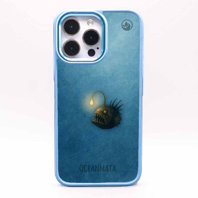 iPhone 13 pro max Hülle - Anglerfisch blau - "Sour" - nachhaltig