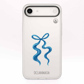 iPhone 17 Air Hülle - Schleife blau - "tideknot" - nachhaltig