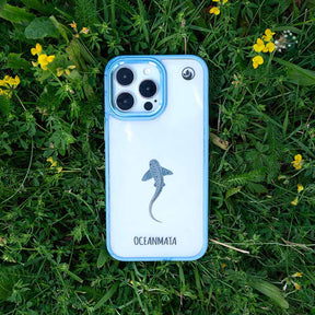 iPhone 13 pro max Hülle - Leopardenhai blau - "BlueLeopard" - nachhaltig
