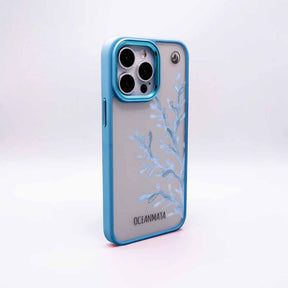 iPhone 12 pro / iPhone 12 Hülle - Coral blau - "CoralBlue" - nachhaltig