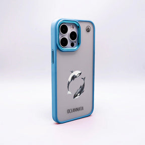 iPhone 13 pro max Hülle - Orca blau - "OrcaFlow" - nachhaltig