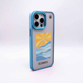 iPhone 14 pro Hülle - Meer blau - "Sun&Sea" - nachhaltig