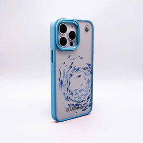 iPhone 13 pro max Hülle - Schwarm blau - "Swarmin" - nachhaltig