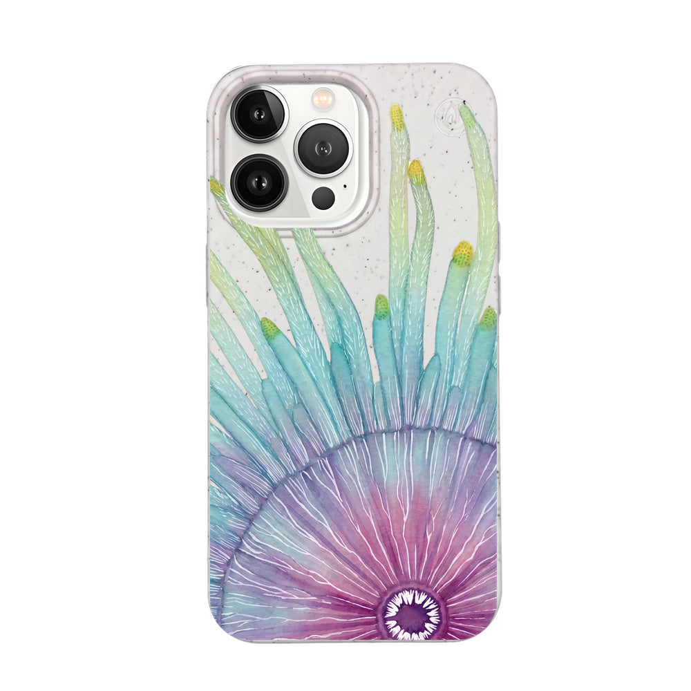 Biologisch abbaubare Handyhülle iPhone 13 pro Jellybutton — kompostierbar — Vorderseite