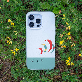 Biologisch abbaubare Handyhülle Samsung S24 Kitesurf — kompostierbar — Bonus