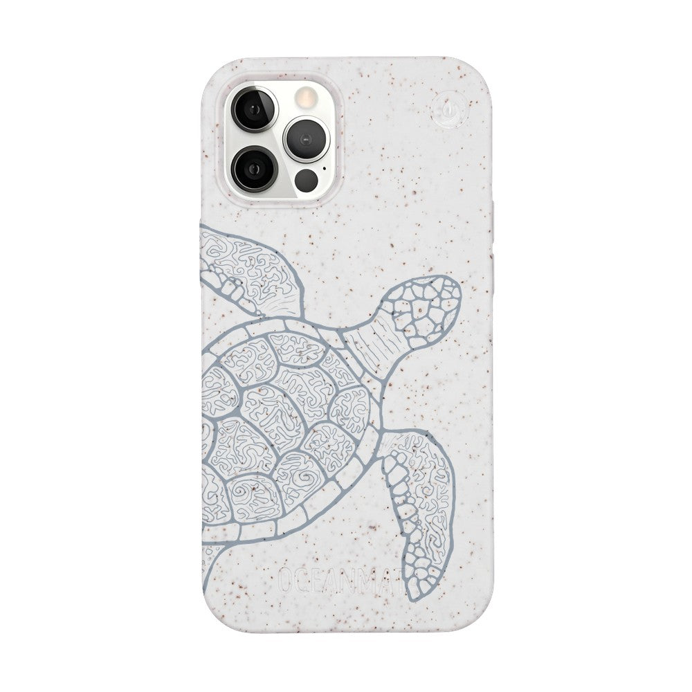 iPhone 12 pro / iPhone 12 Hülle - Schildkröte bunt - "Kura-Kura" - nachhaltig