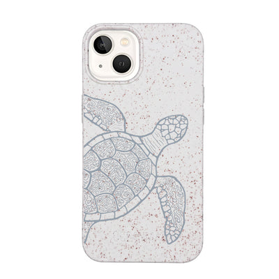 iPhone 13 Hülle - Schildkröte bunt - "Kura-Kura" - nachhaltig