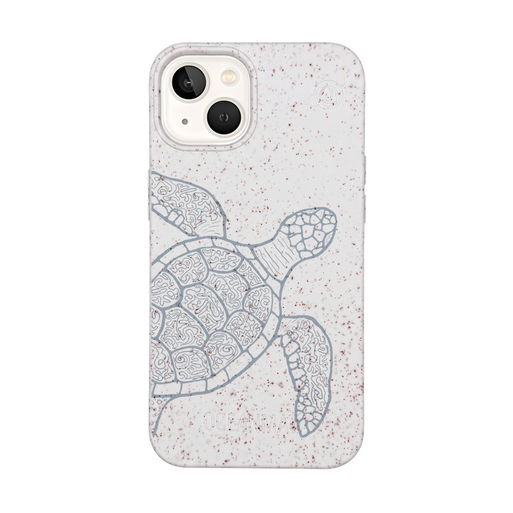 iPhone 13 Hülle - Schildkröte bunt - "Kura-Kura" - nachhaltig