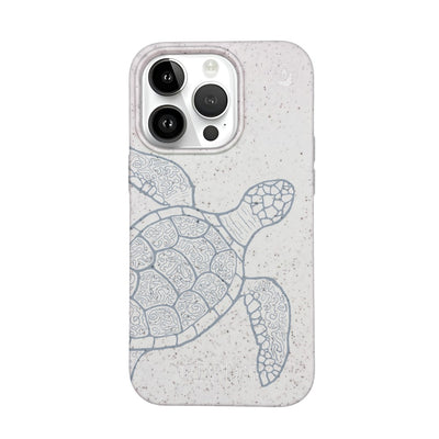 iPhone 14 pro Hülle - Schildkröte bunt - "Kura-Kura" - nachhaltig
