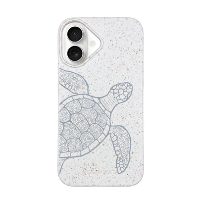 iPhone 16 Hülle - Schildkröte bunt - "Kura-Kura" - nachhaltig