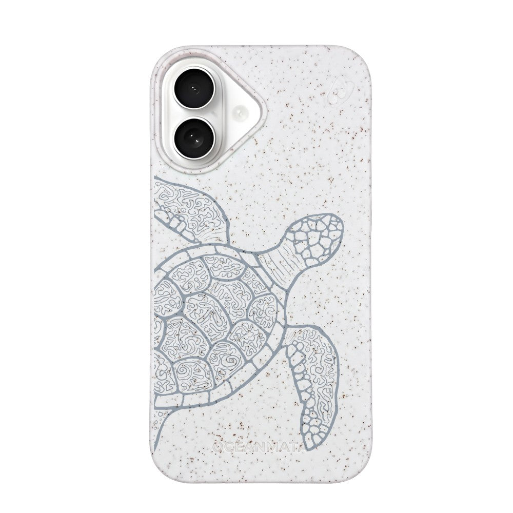 iPhone 16 Hülle - Schildkröte bunt - "Kura-Kura" - nachhaltig