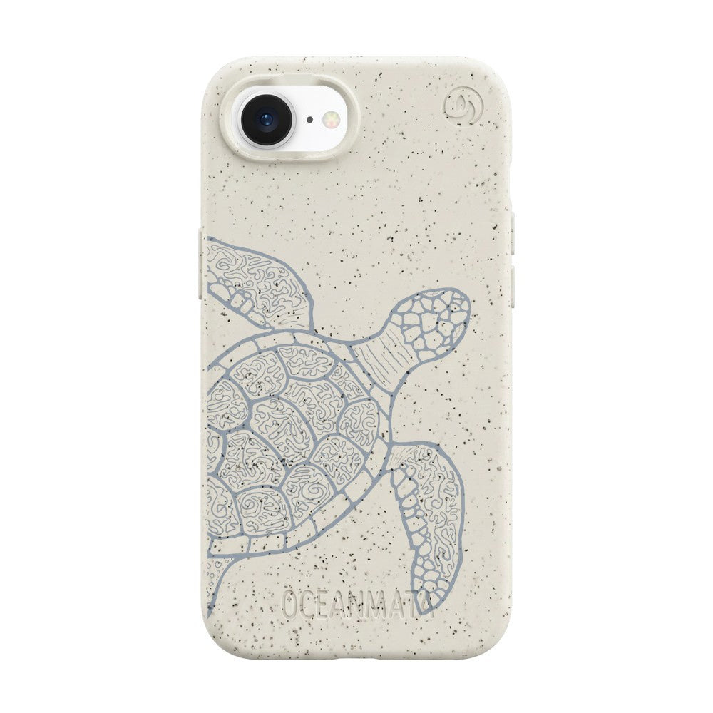 iPhone 16e Hülle - Schildkröte bunt - "Kura-Kura" - nachhaltig