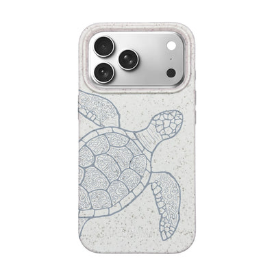 iPhone 17 pro Hülle - Schildkröte bunt - "Kura-Kura" - nachhaltig