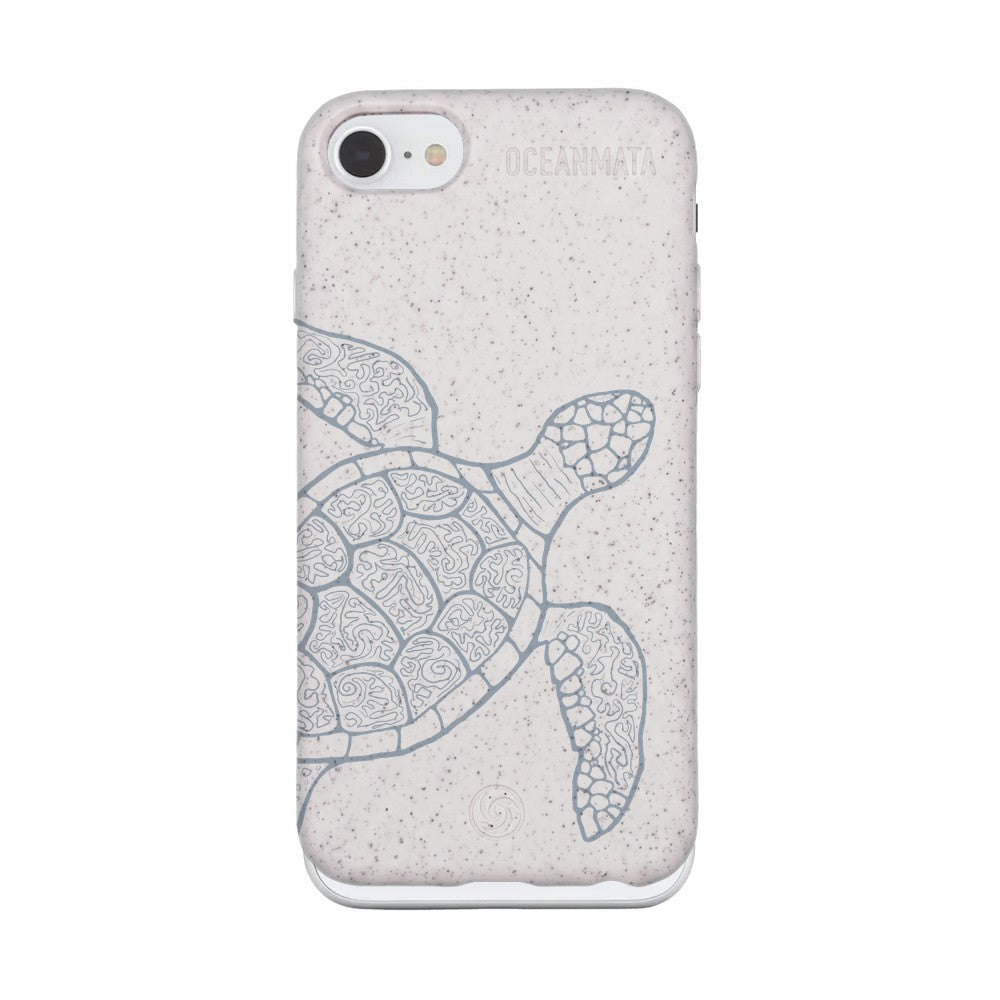 iPhone SE/7/8 Hülle - Schildkröte bunt - "Kura-Kura" - nachhaltig