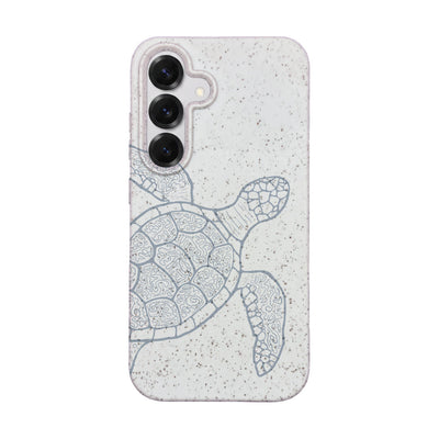 Samsung S25 Hülle - Schildkröte bunt - "Kura-Kura" - nachhaltig