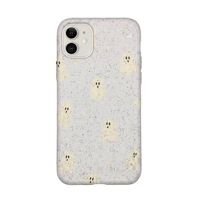 iPhone 11 Hülle - Geist weiß - "LittleGhost" - nachhaltig