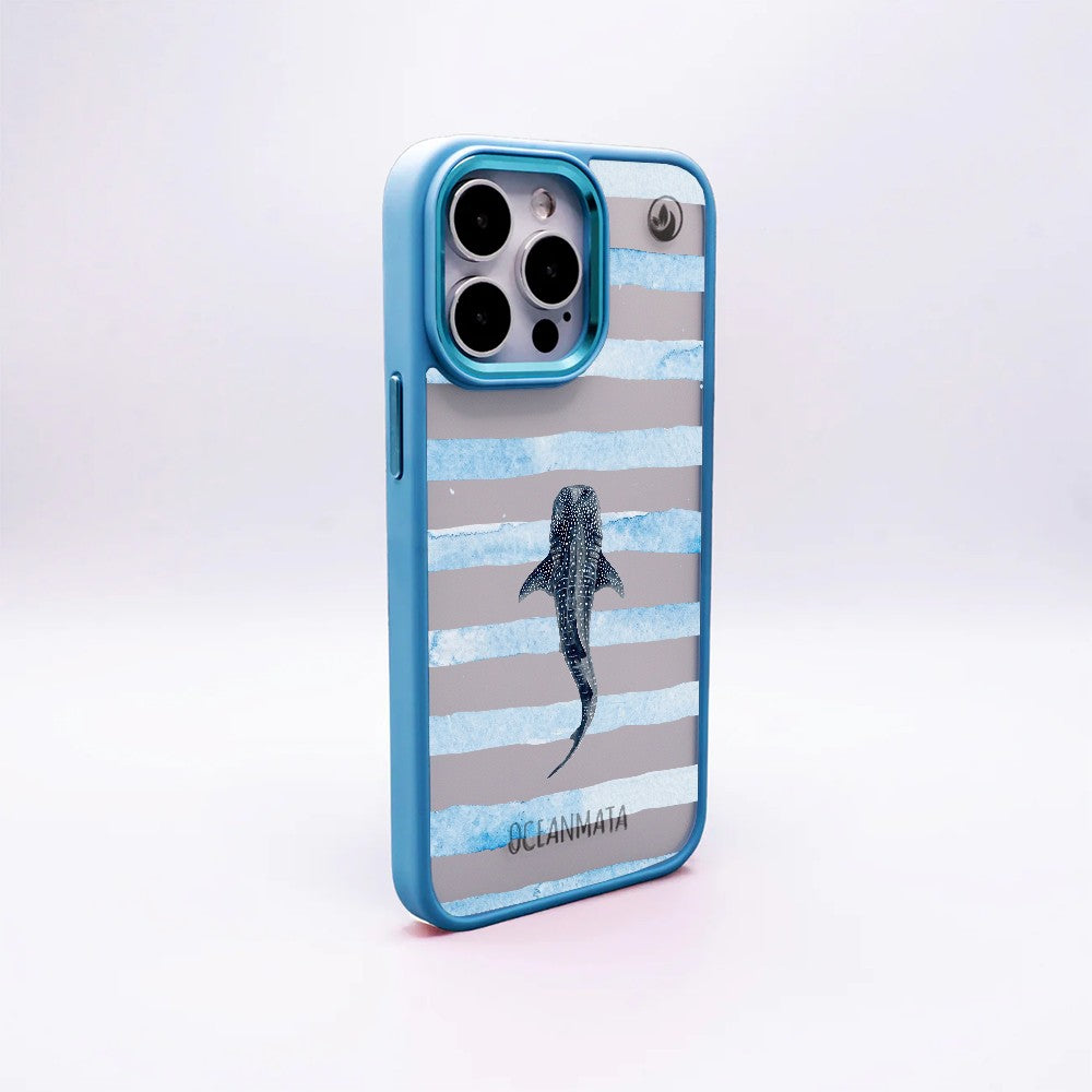 iPhone 15 Hülle - blau - "lonewanderer" - nachhaltig
