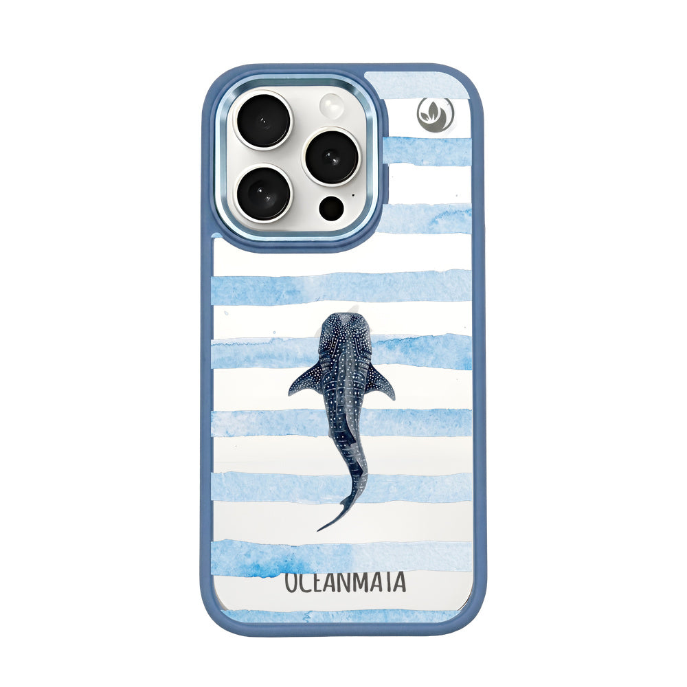 iPhone 15 pro max Hülle - blau - "lonewanderer" - nachhaltig