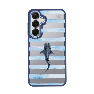 Samsung S24+ Hülle - blau - "lonewanderer" - nachhaltig