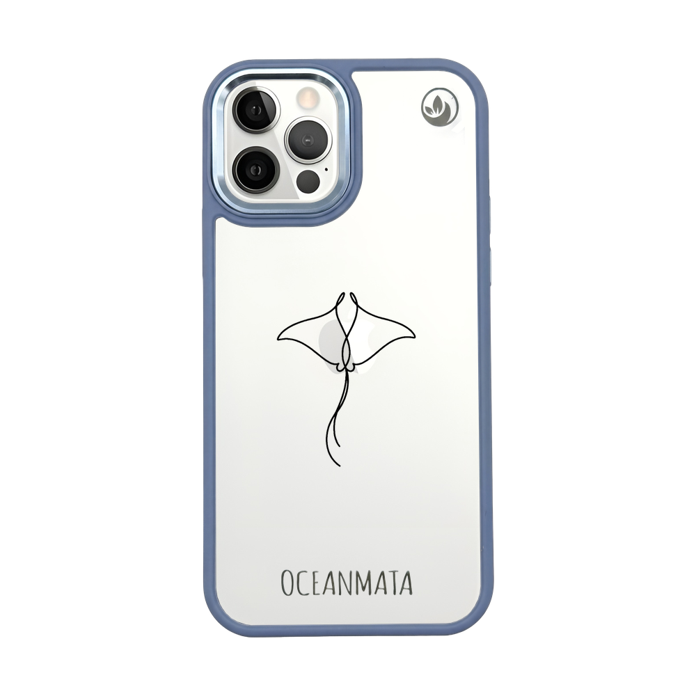 iPhone 12 pro / iPhone 12 Hülle - Mantarochen - "Mantaray" - nachhaltig