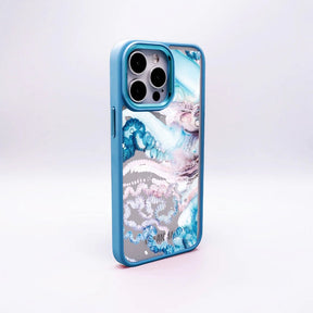 Nachhaltige Handyhülle iPhone 16 Menowar aus Ocean Plastic — Rückseite
