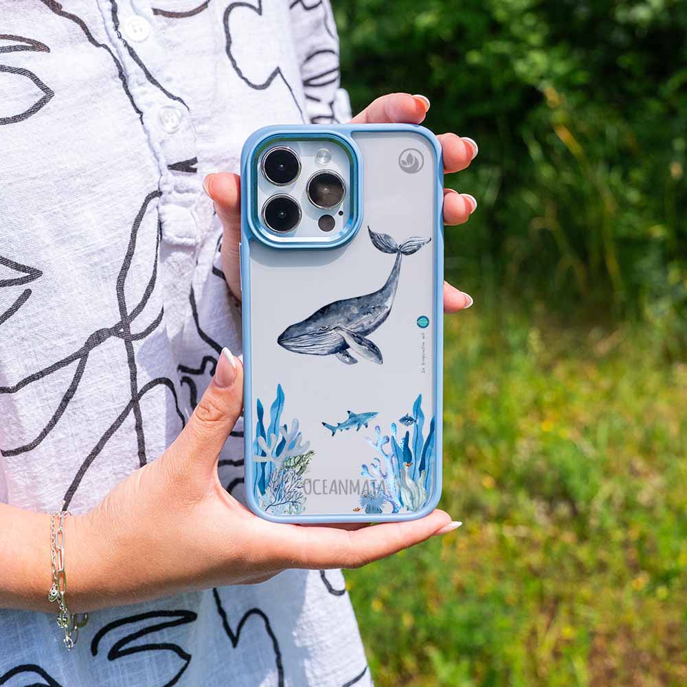 iPhone 13 pro max Hülle - Meer blau - "Ocean" - nachhaltig